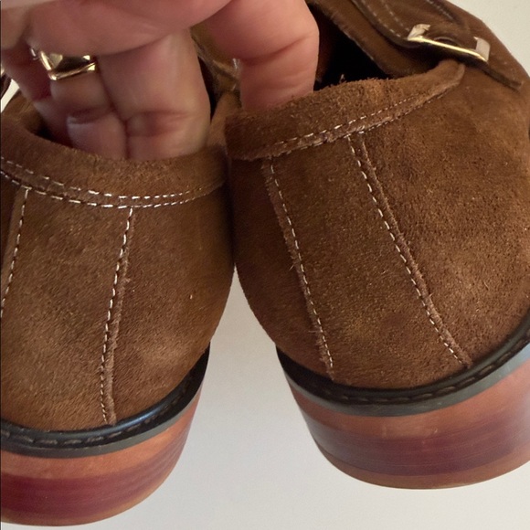 Vintage Foundry Men\'s Brown Suede Loafers Sz 10.  NWOB. Box28
